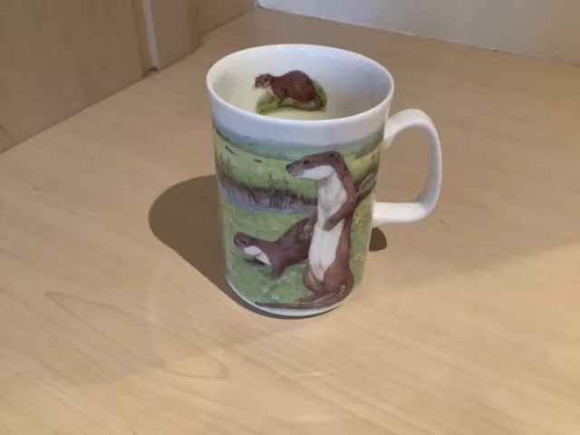 Staffordshire Ashley vintage fine bone china otter mug