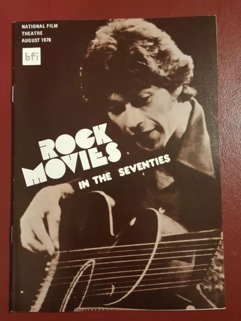 BFI National Film Theatre - August 1978 - Magazine - Rock Movies #B1317