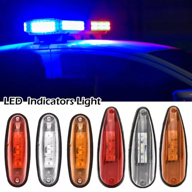 Trailer Turn Signal Lamp LED Side Indicators Light Truck Warning Tail Light