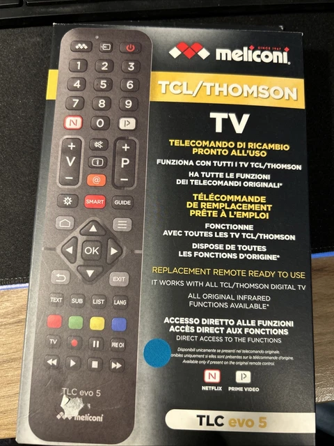 Télécommande Pour Thomson / TCL 65EP660 65EP680 65P8 - Neuf - Modèle RC802V