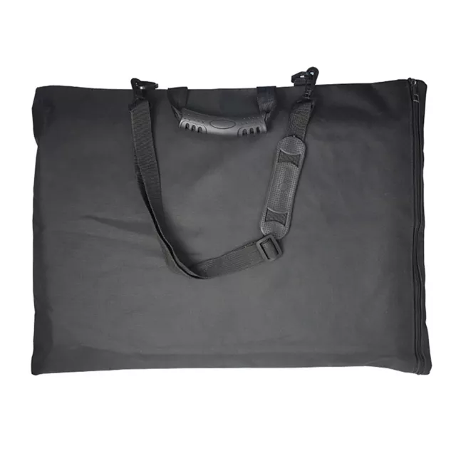 Estuche de almacenamiento de transporte negro impermeable con hombros de nailon para póster