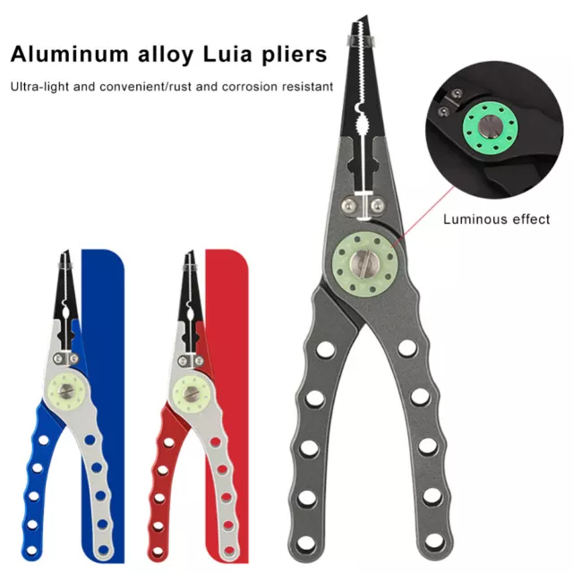 Aluminum Alloy Line Cutter Fishing Tools Hook Remover Scissors Fishing Pliers