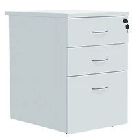 Serrion Eco 18 Dsk High 600 Ped Wht