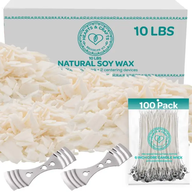 Pure Soy Wax 416 for Candle and Tart Making 10 lb Bag