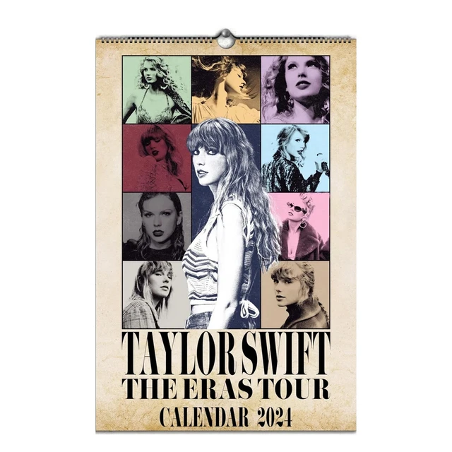 TAYLOR SWIFT THE Eras Tour Wall Calendar, Taylor Swift 2024 Eras Tour