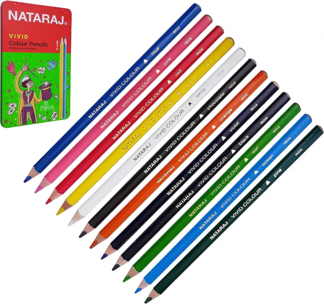 Premier Vividcolor Colored Pencils Pack of 12 - Multi-Colour