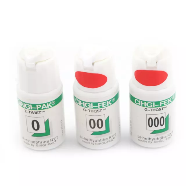 1 Bottle Dental Gingival Retraction Cord Packing size 0 00 000 -ssURUKYPUK PX