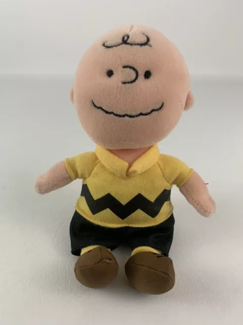 Ty Peanuts Charlie Brown Plush Bean Bag Stuffed Animal 8” Toy 2010