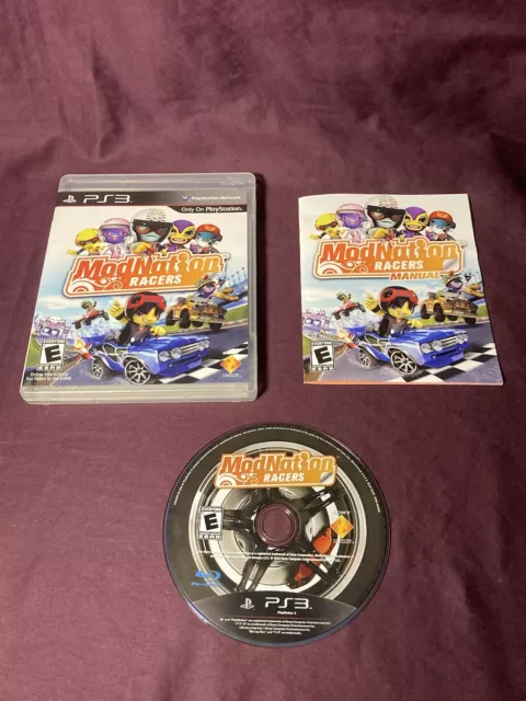 Modnation Racers (Sony PlayStation 3 PS3, 2010) CIB Complete w/Manual Tested