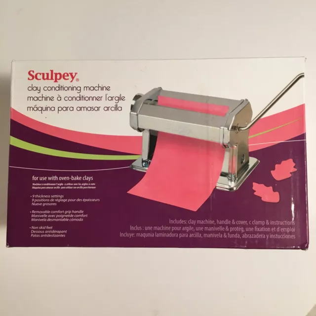 NEW Sculpey Clay Conditioning Machine Oven Bake Clays Jewelry Design Pasta 2