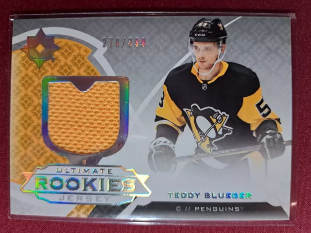 Teddy Blueger/399 MAGLIA ULTIMATE ROOKIES 2019-20 Ultimate Collection pinguini
