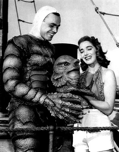 autographs film script CREATURE FROM THE BLACK LAGOON Julie Adams / Ben Chapman