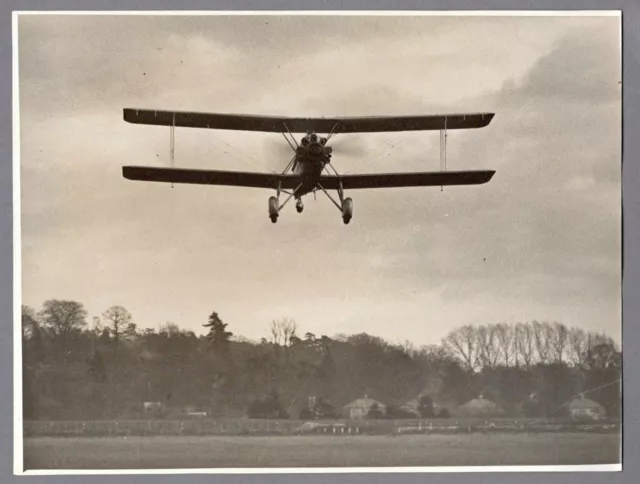 Vickers Vincent Large Original Vintage Press Photo Royal Air Force Raf 1