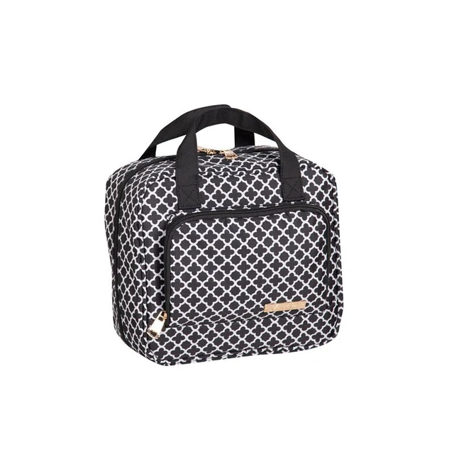 Jenni Chan Broadway Fabric Toiletry Notebook in Black