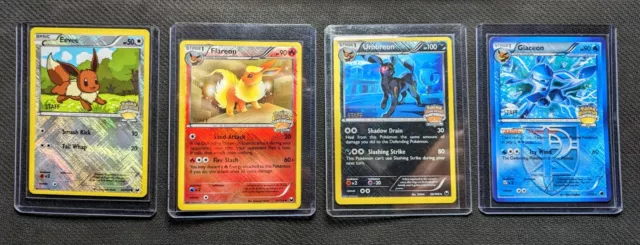 Pokémon Staff Holo Eeveelution Promo Cards! RARE! Umbreon And Eevee 🔥