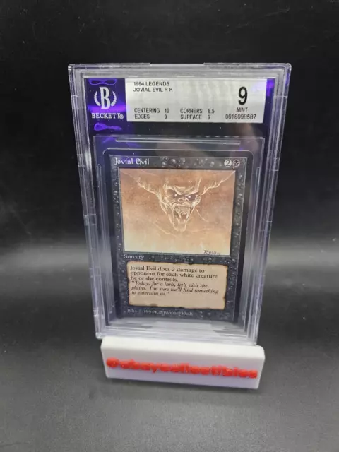 MTG Magic The Gathering - Legends - Jovial Evil - BCCG 9.0 GRADED Mint