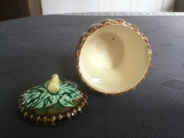Cocotte En Céramique En Forme De Citrouille 1,7L - Four Hollandais Avec Couvercle, Pour Soupes Et Ragoûts - 4