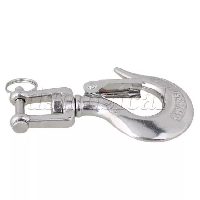 350KG Swivel Clevis Hoisting Hook 304 Stainless Steel American Type