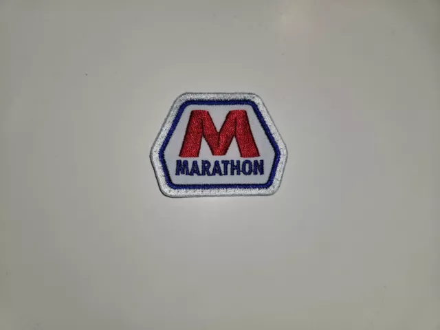 Marathon embroidered sew on patch