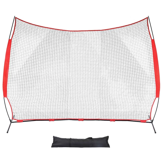 ZELUS Collapsible Barricade Backstop Net 12x9 ft, Net for Lacrosse, Baseball,...