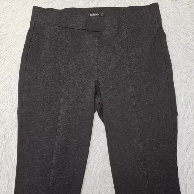 Womens Style & Co Dark Gray Pull On Knit Skinny Stretch Leggings No Size Tag 2