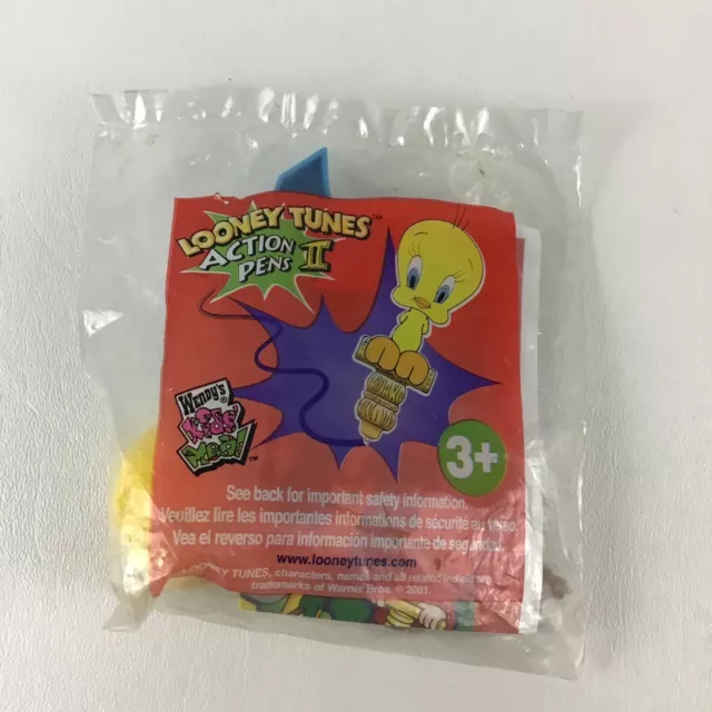 Looney Tunes II Action Pens Wendy's Kids Club Tweety Bird Vintage 2001 Toy New