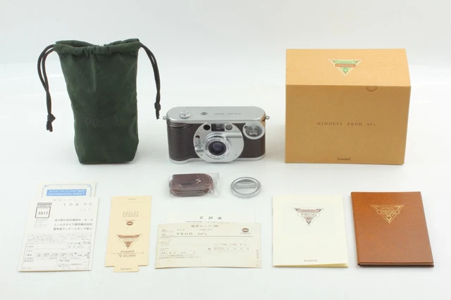 [NEAR MINT in BOX] Minolta Prod 20'S Limited Point & Shot 35mm Film Camera Japan