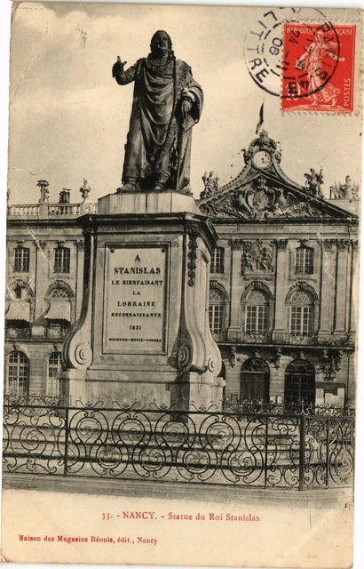 CPA Nancy-Statue du Roi Stanislas (188185)