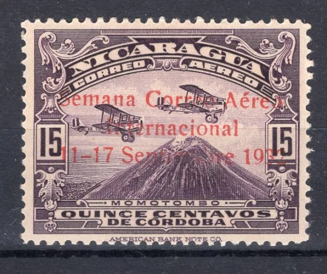 Nicaragua, 1932. Sc C30, Signed, Very Nice,  Mlh