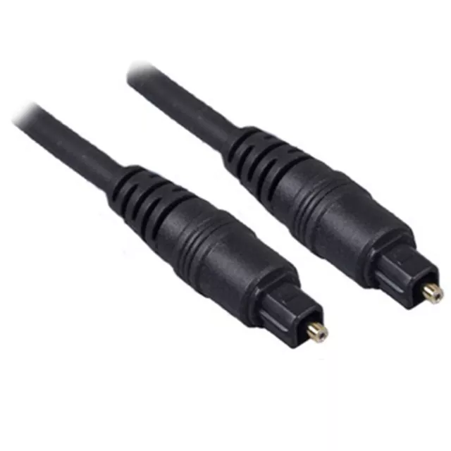 2M DIGITAL AUDIO FIBRE OPTIC OPTICAL TOSLink CABLE LEAD WIRE SOUND TV DVD PS4