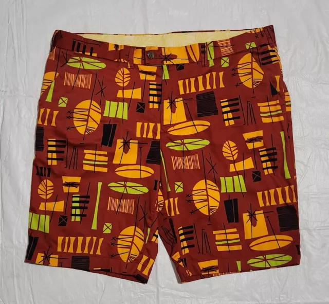 Loudmouth Multicolor Golf Shorts Size 42