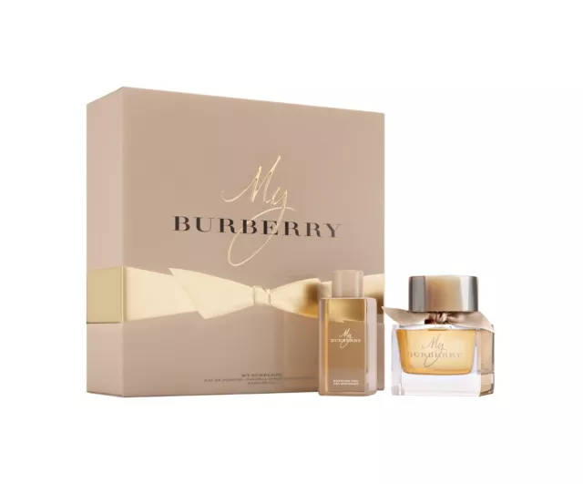 MY BURBERRY SET BY BURBERRY 1.6oz EAU DE PARFUM SPRAY + BATHING GEL 2.8 oz NIB