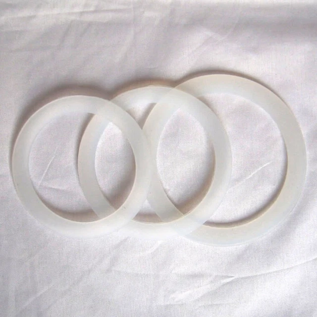 Joint Silicone UXCELL 42x55mm (x3) + Filtre écran 48x42mm Pour Cafetière 2 Tasses