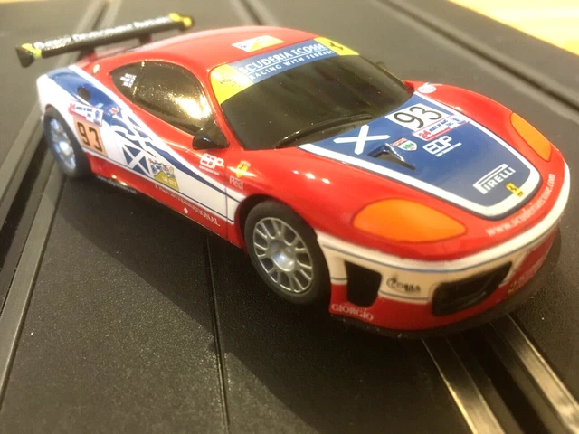 Miniature Ferrari 360 Modena Scuderia Ecosse N°93 – Le Mans 2005 – Red Line 1/43 (occasion, Très Bon état)
