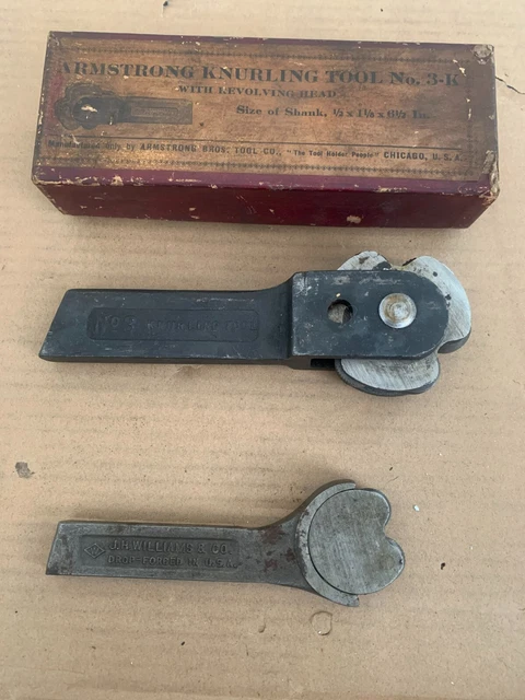 Vintage Armstrong No. 3 w/ Box, Williams Knurling Tool (Lot of 2) Made in USA!