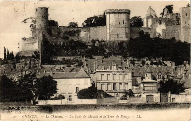 CPA CHINON - Le Chateau - La Tour et la Tour de Boissy (298875)