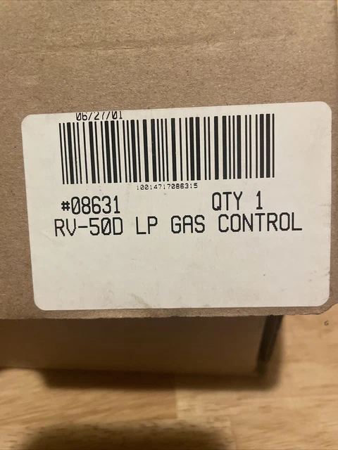RobertShaw Gas Water Heater Thermostat 08631.     RV50D