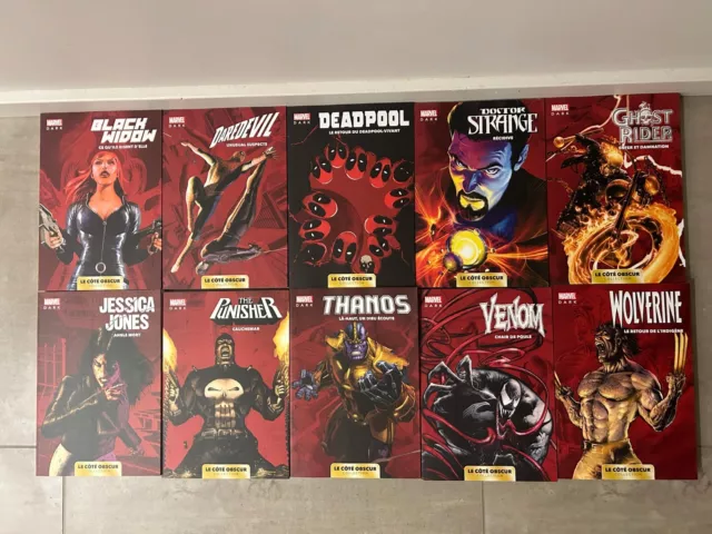 INTEGRALE MARVEL Dark: le côté obscur tome 1 à 10 , Venom , Thanos , Deadpool...