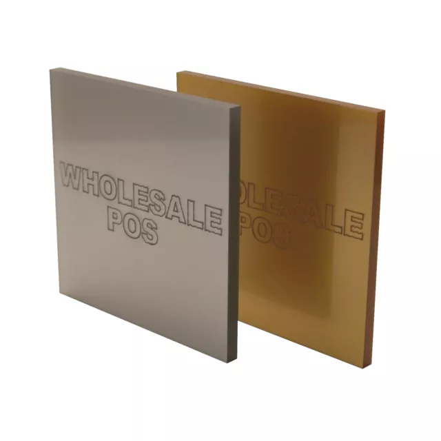 Metallic Gold & Silver Perspex Acrylic Sheet / 3mm Thick / Custom Cut to Size