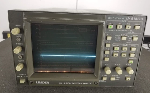 Leader Lv 5152Da Multi Format Hd Digital Waveform Monitor