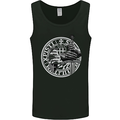 Non Nobie St Georges Day Knights Templar Mens Vest Tank Top