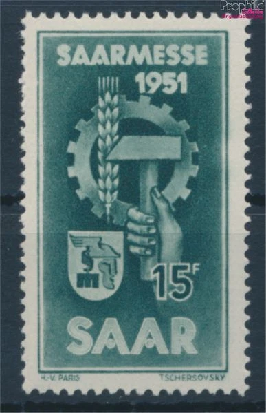 Briefmarken Saarland 1951 Mi 306 postfrisch (10214583