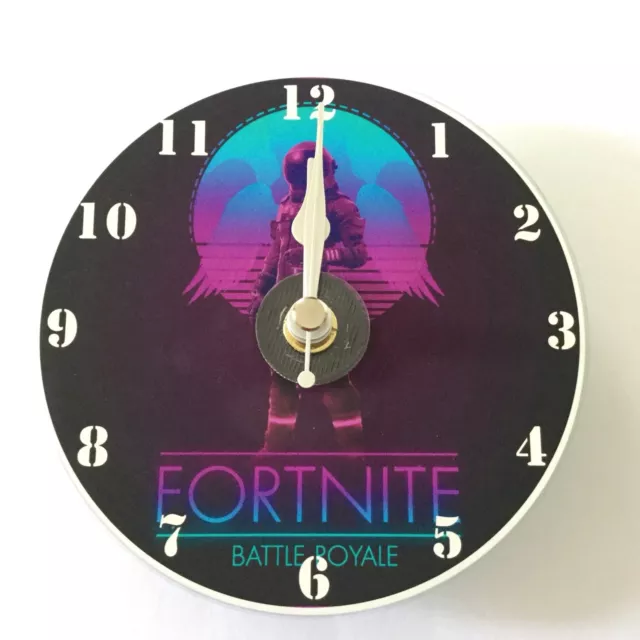 Novelty CD Gift Clock - Fortnite Battle Royale INCLUDES box, stand & battery!