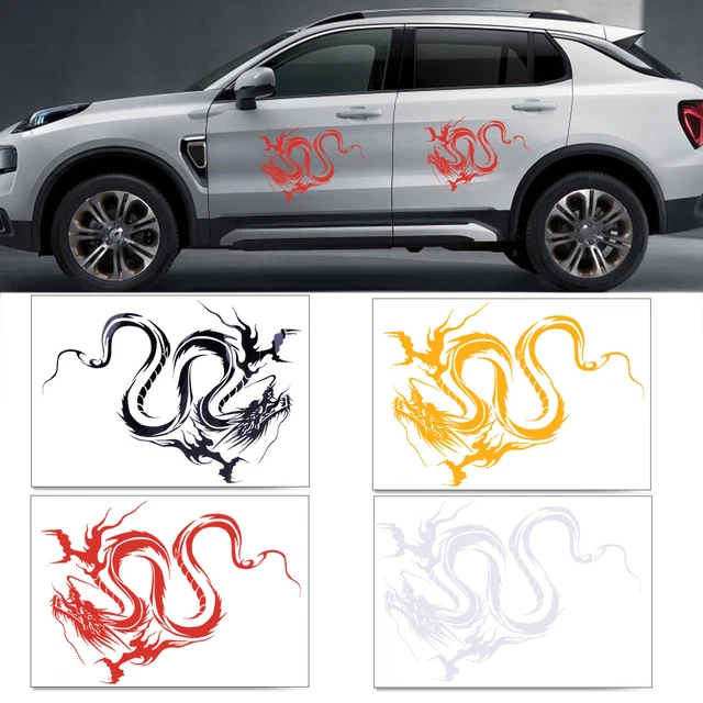 Autocollant De Rayures Vectorielles De Carrosserie De Voiture Latérale Autocollant De Vecteur De Pour Deux Parties 40462056