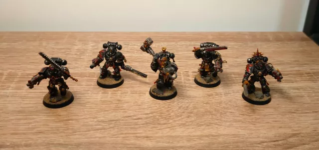 Death Company Squad / 5x Blood Angels / Warhammer 40k / Well Painted