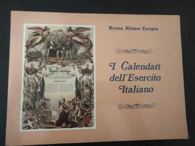 Calendari Del Esercito Italiano Militari Epoca