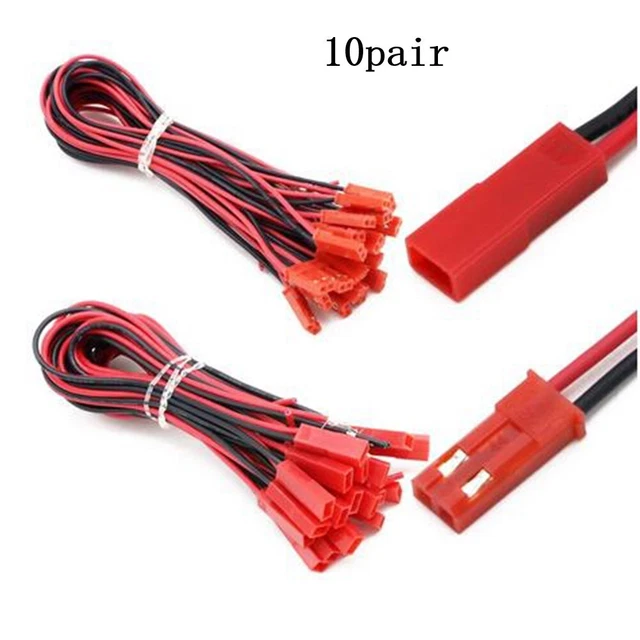 Lot 20 Connecteurs JST 1.25mm 3 Broches - Avec Câbles 10cm Pour Circuits Électroniques