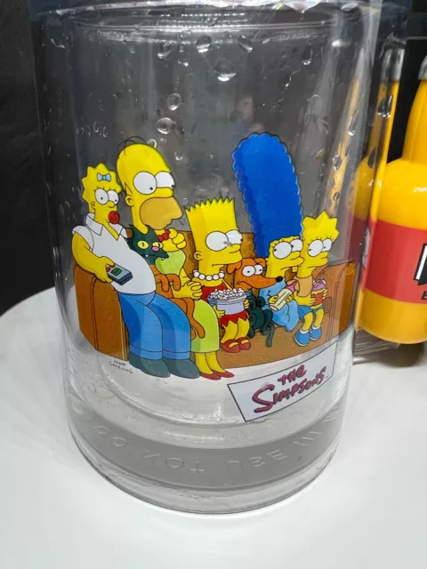 Matt Groening THE SIMPSONS Duff Beer Frosty Mug Heads Bodies Switched  AS IS 3