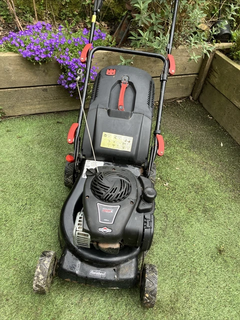 FLORABEST FBM 450 B2 Petrol Lawnmower Briggs Stratton 125cc 62.00 PicClick UK