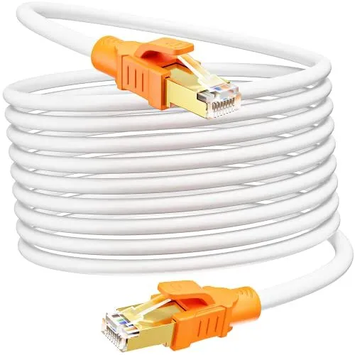 Acheter Vention – câble Ethernet Cat8 SFTP 40Gbps, câble réseau RJ45 Super  rapide, connecteur plaqué or pour Modem routeur